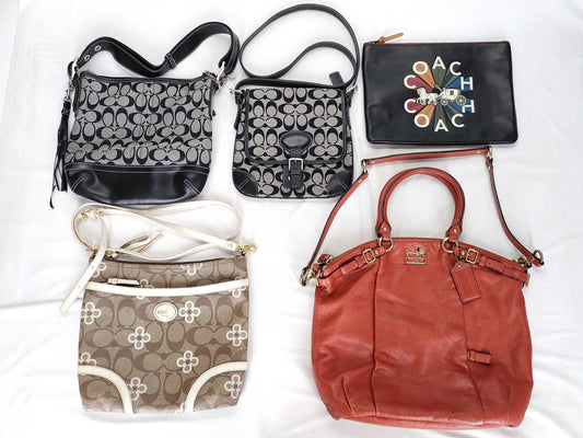 COACH Signature Coach Shoulder Bag 5-Piece Set Shoulder Bag