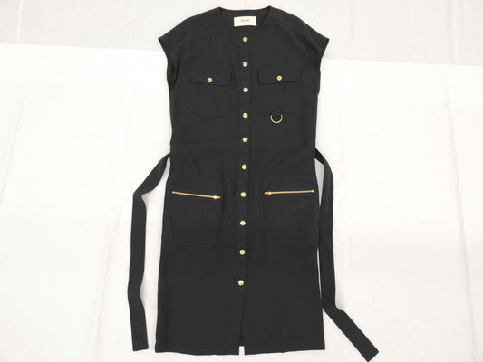 CELINE Celine Triomph Button Dress Size 36 S