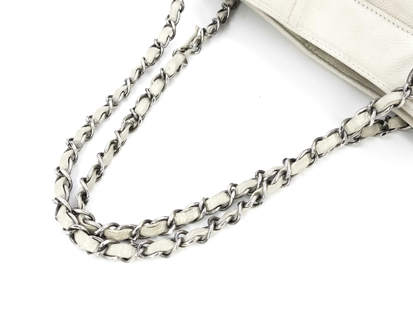 CHANEL CHANEL Caviar Skin Handbag Tote Bag