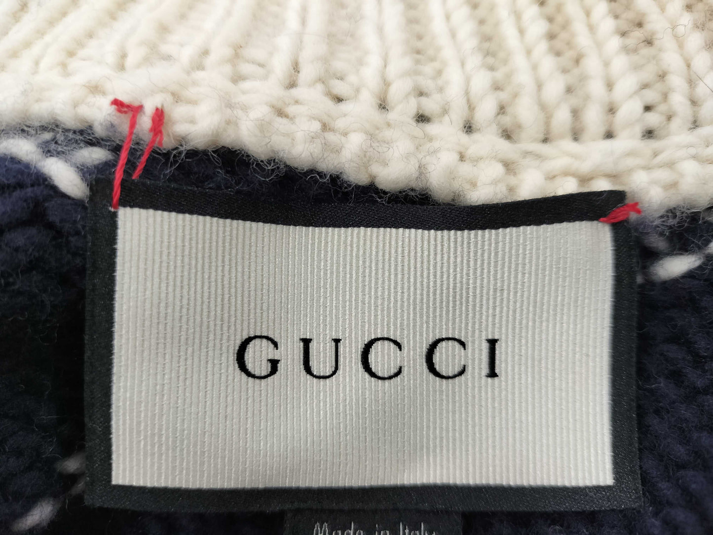 GUCCI Gucci Zip-Up Driver's Knit Men's SIZE S Top
