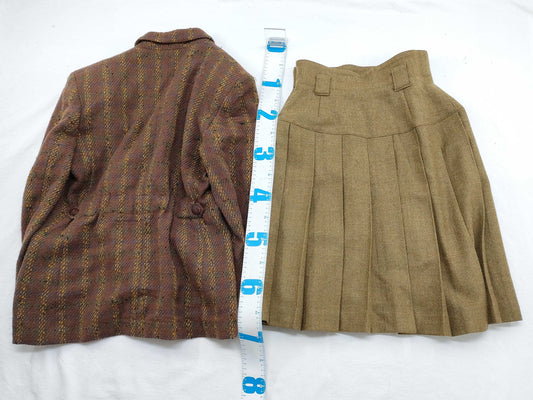 Dior Set Up Tweed Jacket Size L/Skirt Size M Jacket