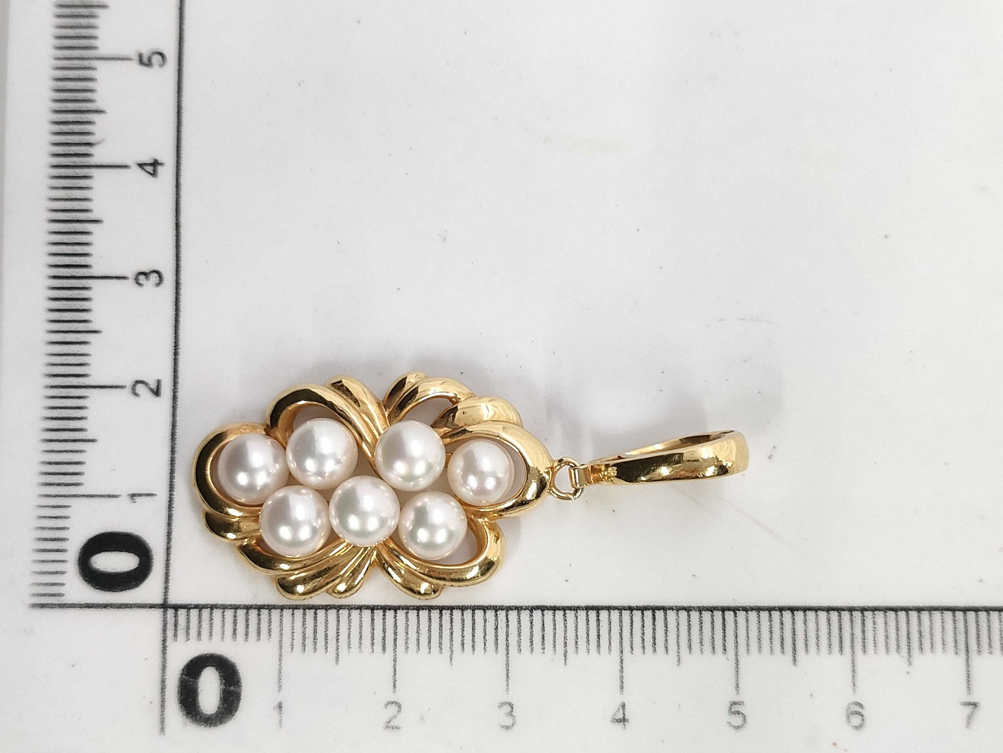 Pearl Diameter Approx. 5.5-5.9mm K18 8.2g Pendant Top