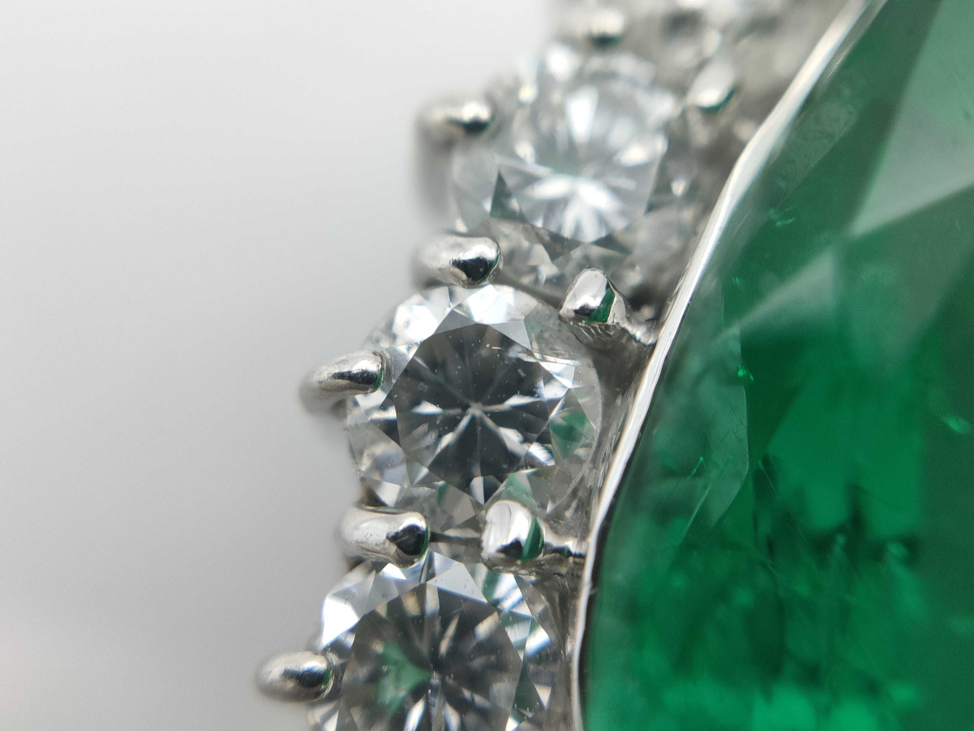 E4.50ct D1.44ct Pt900 9.4g Pendant Top