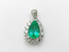 E4.50ct D1.44ct Pt900 9.4g Pendant Top