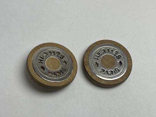 HERMES Serie Wood Earrings