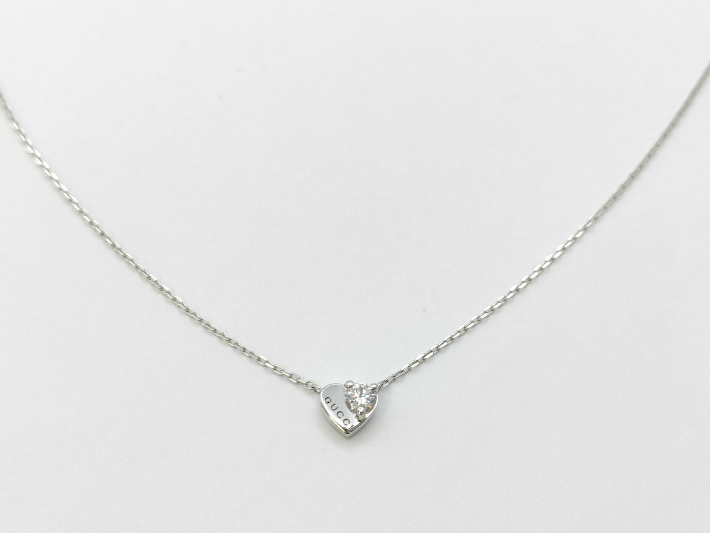 GUCCI Diamond WG AU750 2.0g Necklace