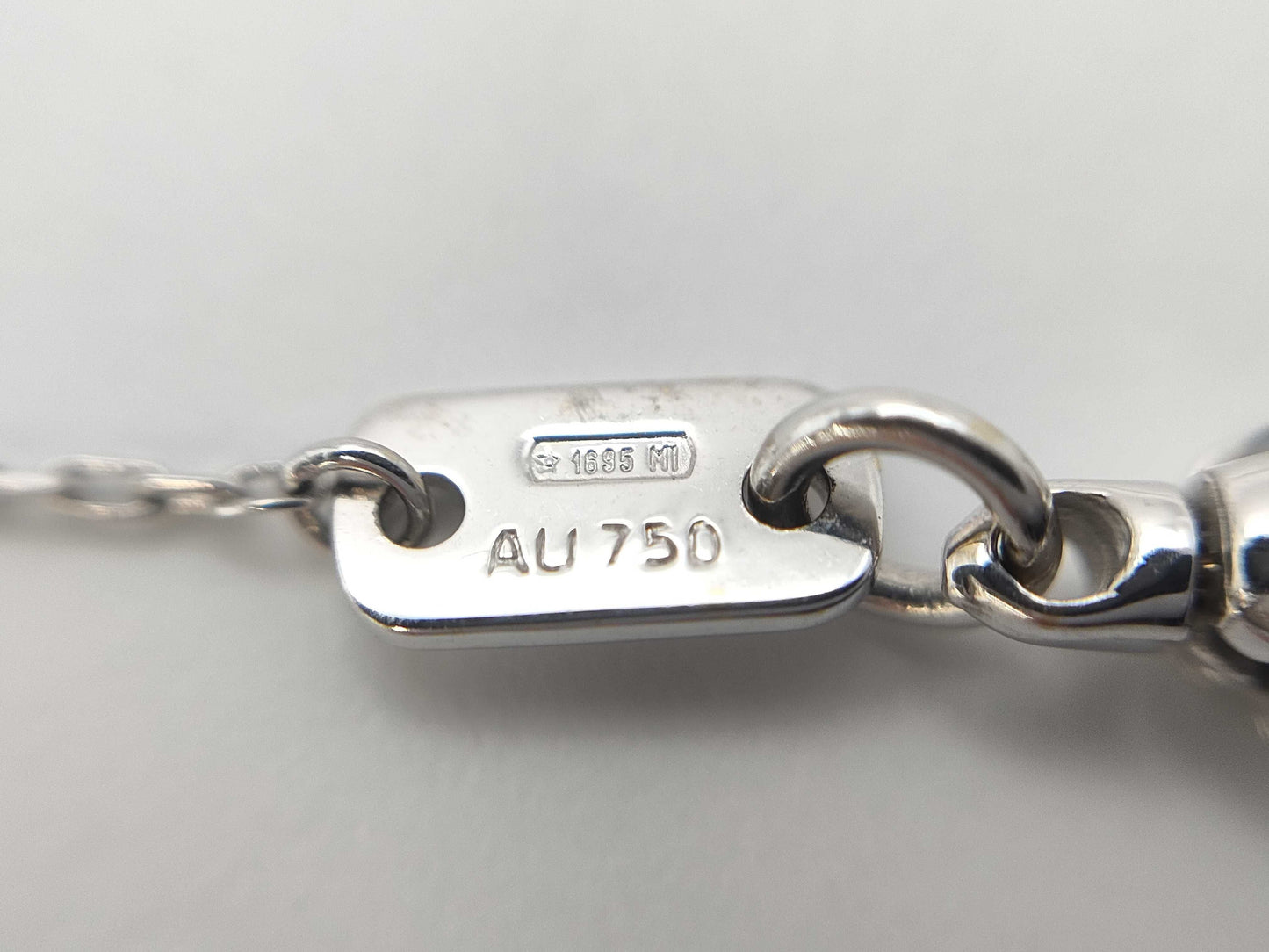 GUCCI Diamond WG AU750 2.0g Necklace