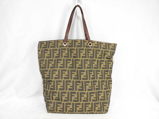 FENDI Zucca Pattern Zucca Tote Bag