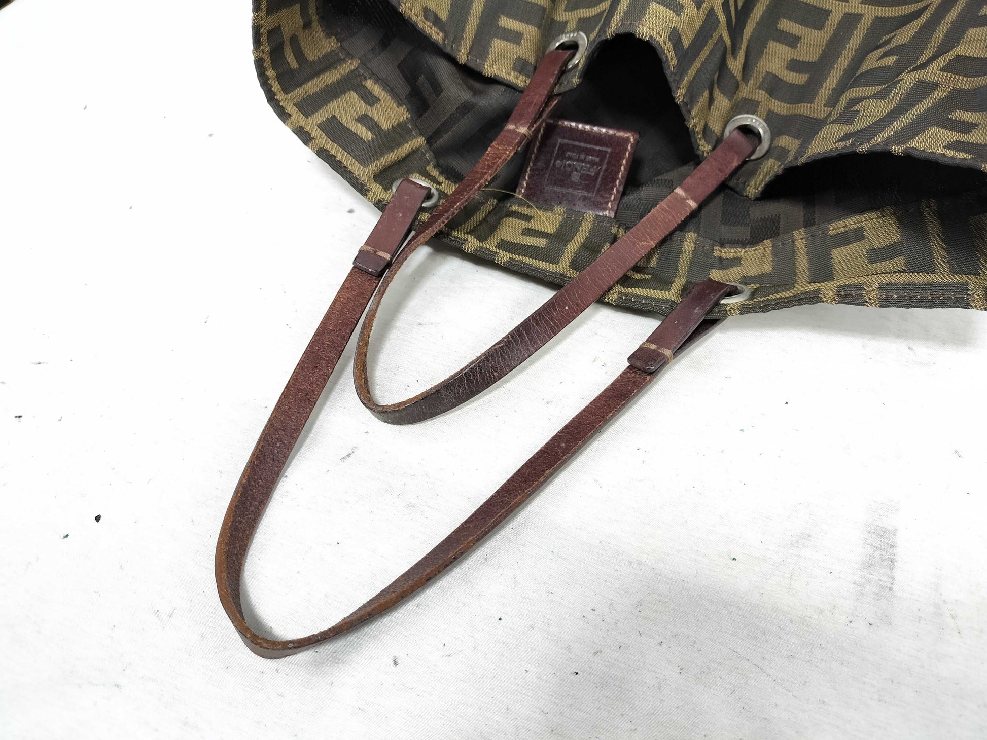 FENDI Zucca Pattern Zucca Tote Bag