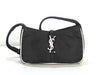Yves Saint Laurent Nylon Shoulder Bag Black White Shoulder Bag