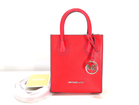 Michael Kors Mercer 2WAY Bag Bright Red Leather Handbag