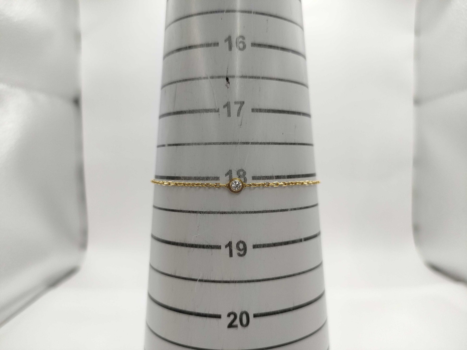 Cartier Dammor Diamant Legger SM YG Au750 2.1g Bracelet Bangle