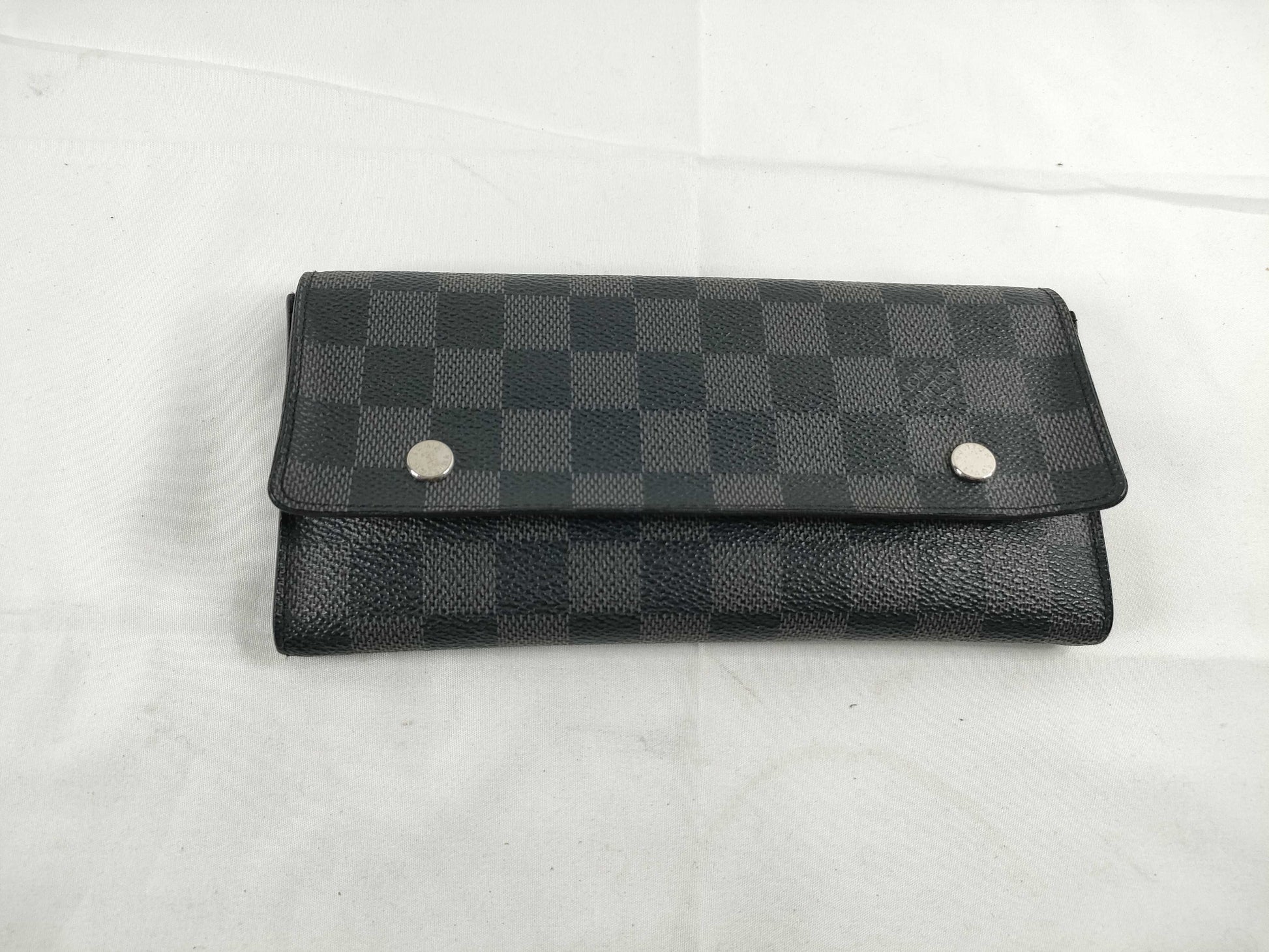 LOUIS VUITTON Damier Graffit Louis Vuitton Damier Graffit Porte Feuille Ronmodular Wallet