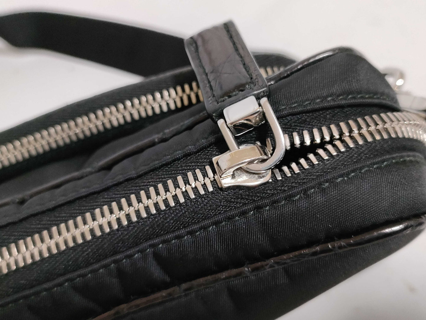PRADA Nylon Shoulder Bag 2VH172 Black Shoulder Bag