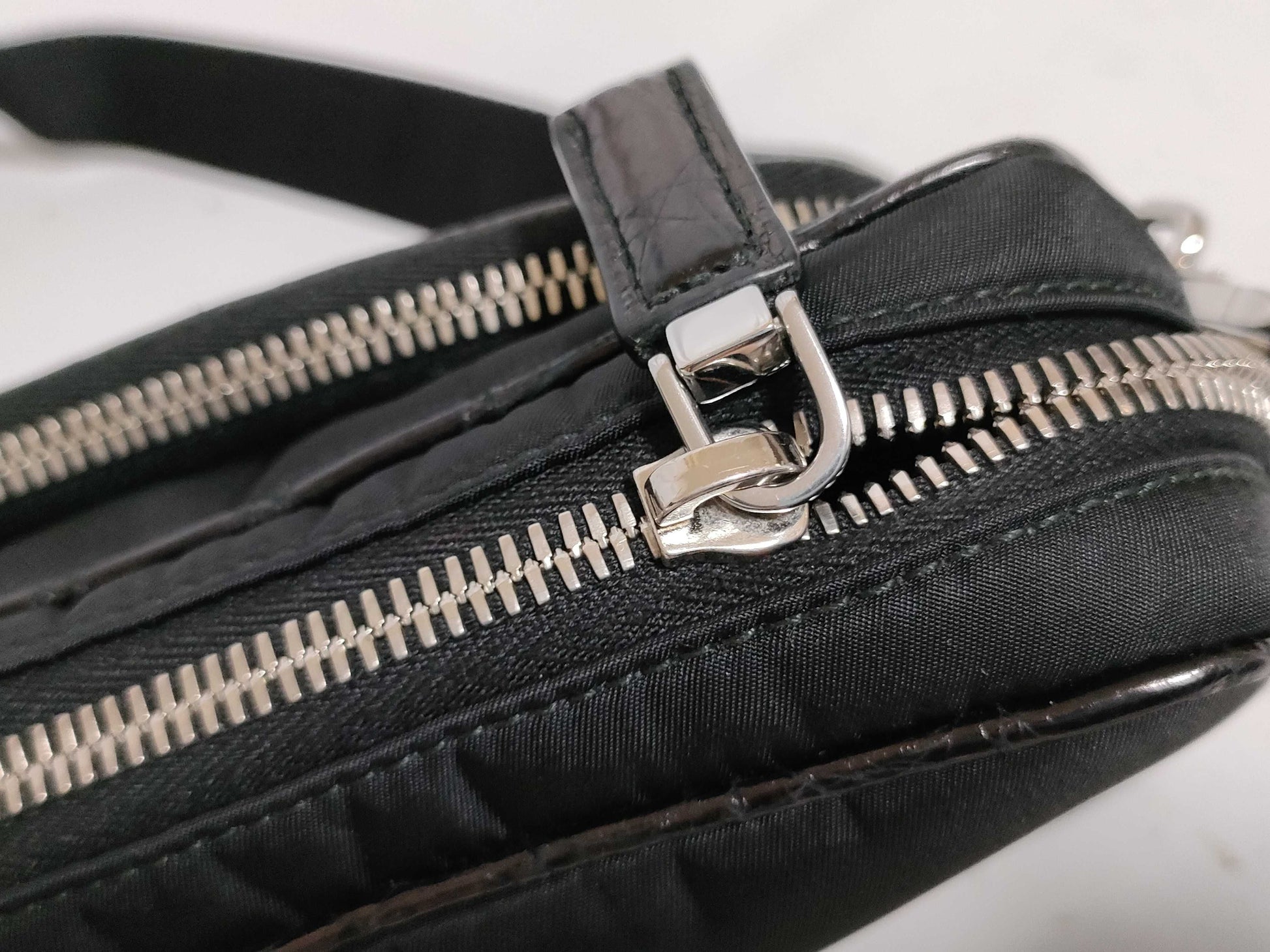 PRADA Nylon Shoulder Bag 2VH172 Black Shoulder Bag