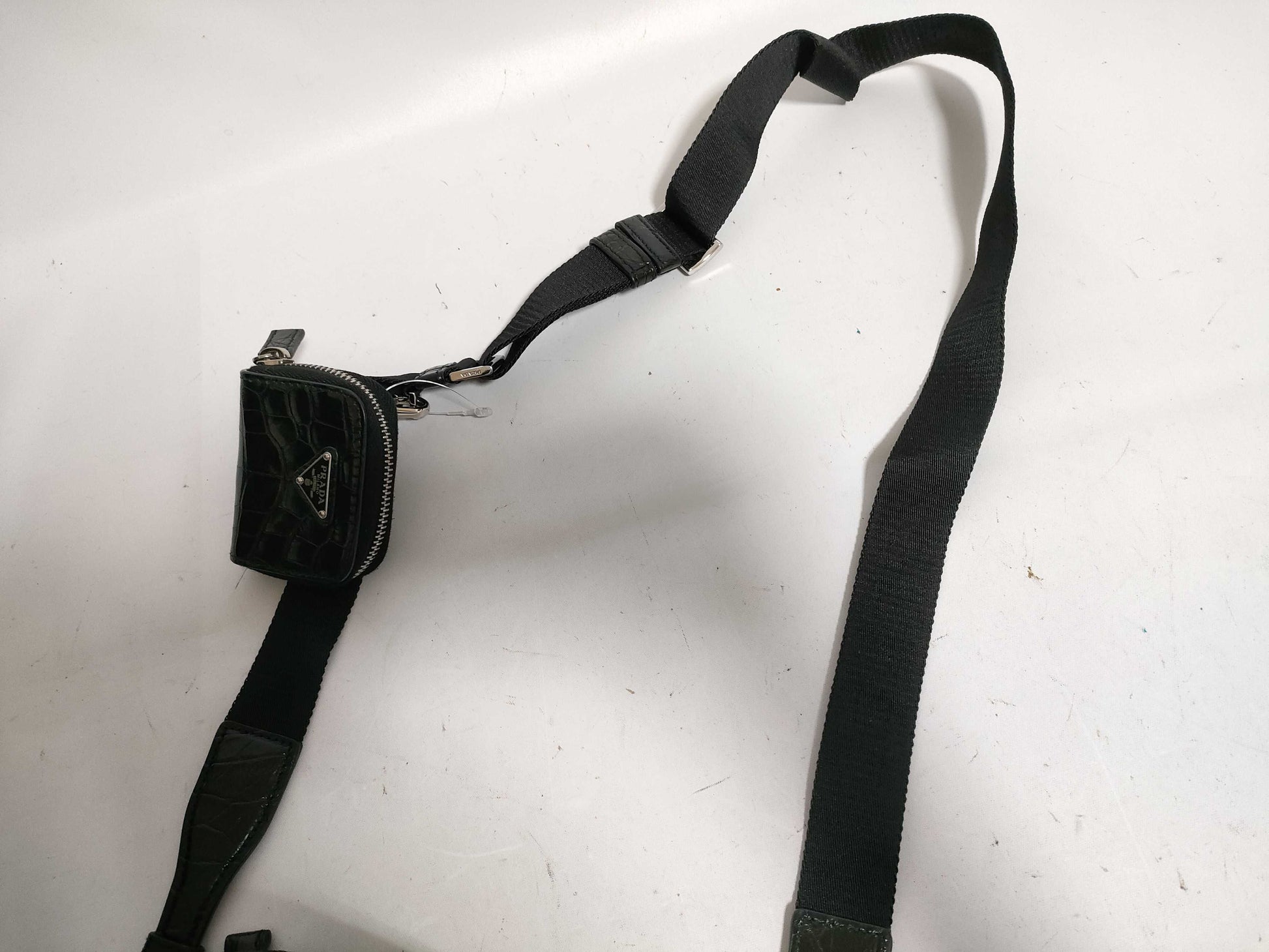 PRADA Nylon Shoulder Bag 2VH172 Black Shoulder Bag