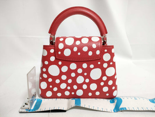 LOUIS VUITTON Yayoi Kusama Capucine M21692 NFC Shoulder Bag