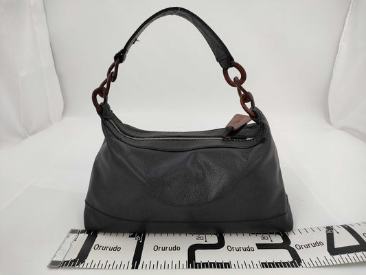 CHANEL Caviar Skin Wood Shoulder Bag