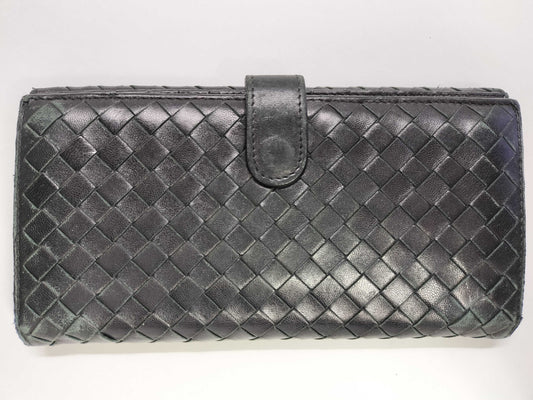 BOTTEGA VENETA Intrecciato BOTTEGA VENETA 2-Fold Long Wallet Wallet