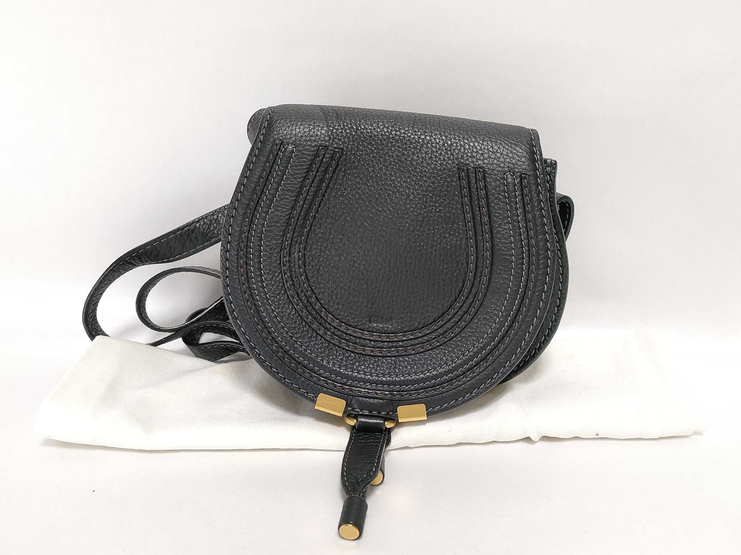 Chloe Marcie grain leather shoulder bag