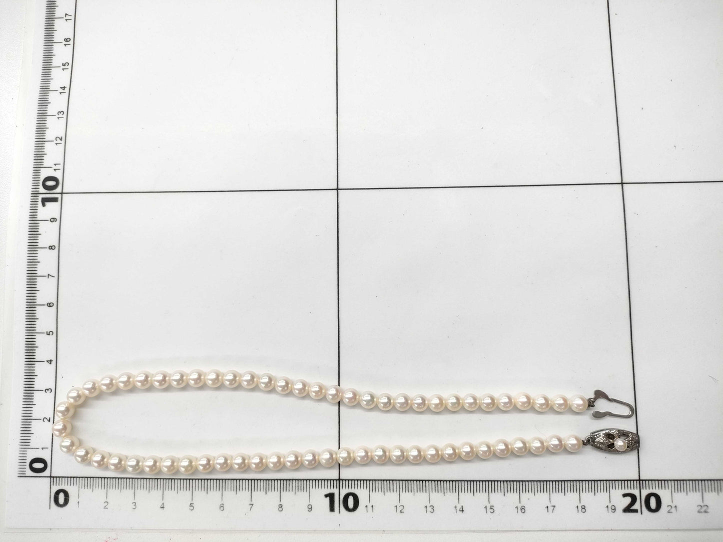 MIKIMOTO Pearl Diameter Approx. 5.5-5.9m SV 18.4g Necklace
