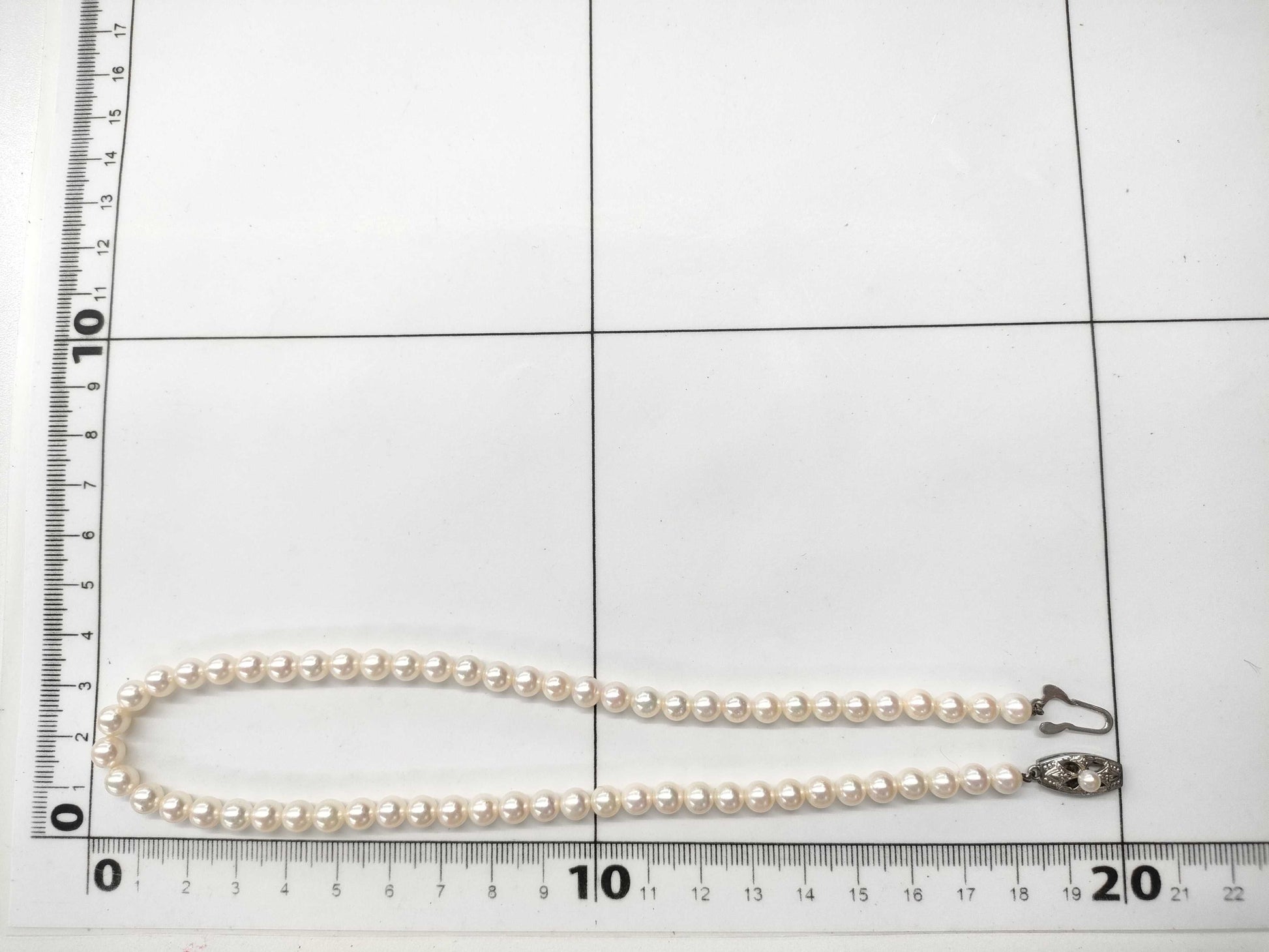 MIKIMOTO Pearl Diameter Approx. 5.5-5.9m SV 18.4g Necklace