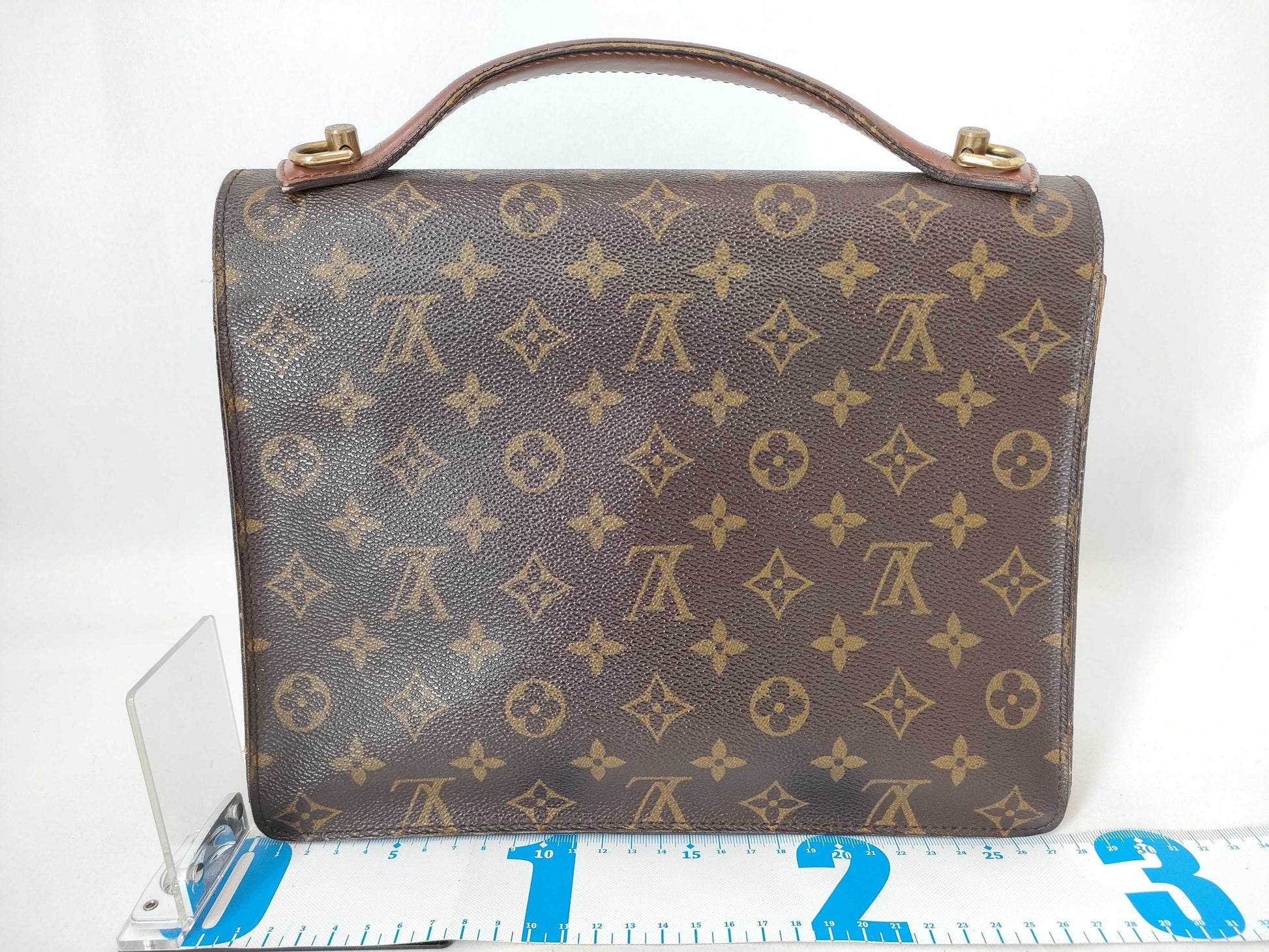 LOUIS VUITTON Monogram LOUIS VUITTON Louis Vuitton Monogram Monceau handbag