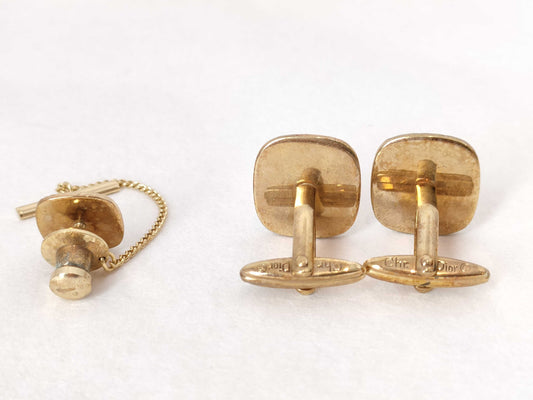 Dior Gold Plated Cufflinks