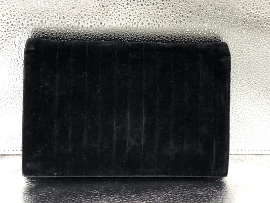 CHANEL Mademoiselle Chain Shoulder Bag with Dust Bag, Black Velvet