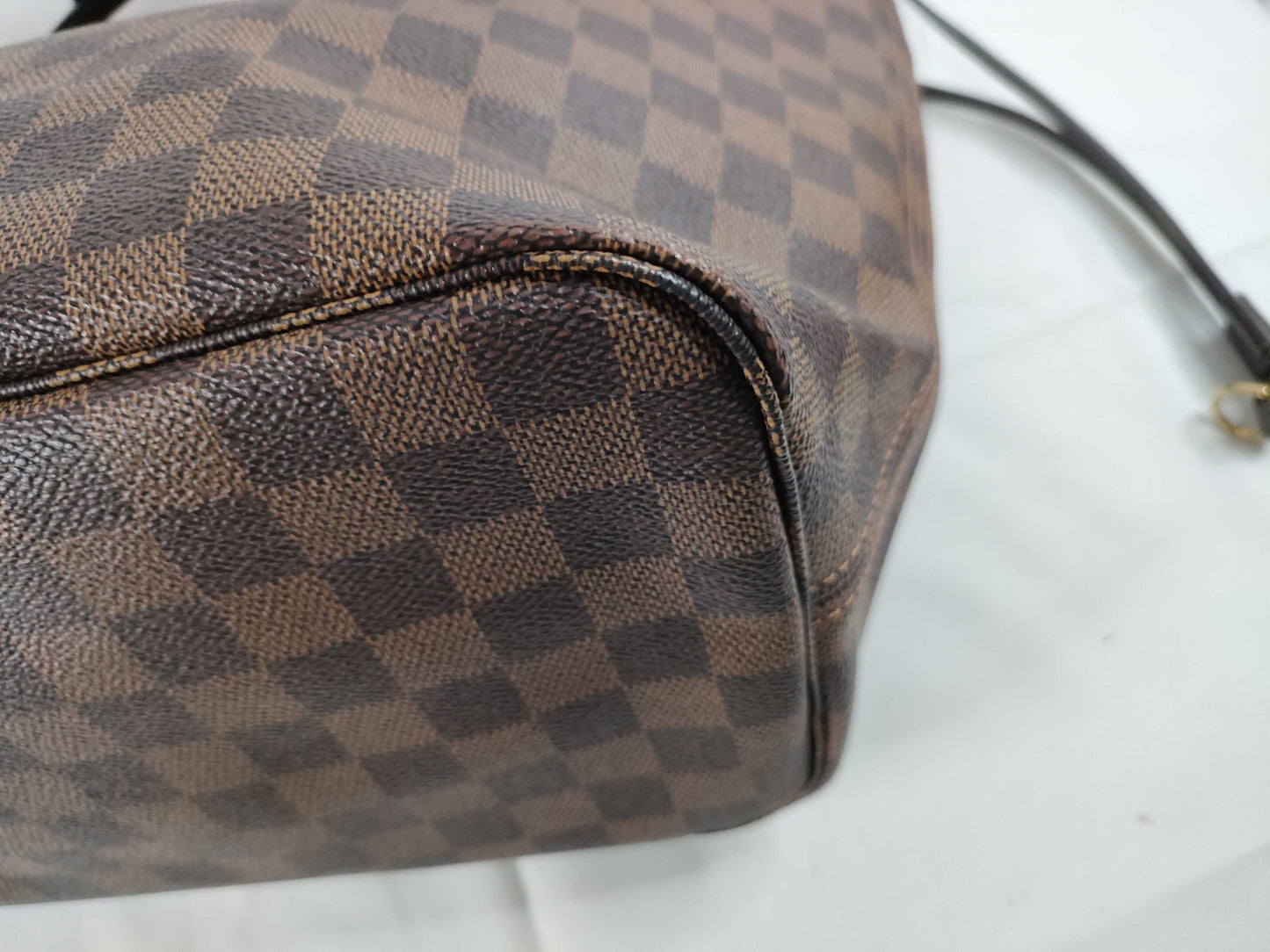 LOUIS VUITTON Damier Louis Vuitton Never Full Damier Tote Bag