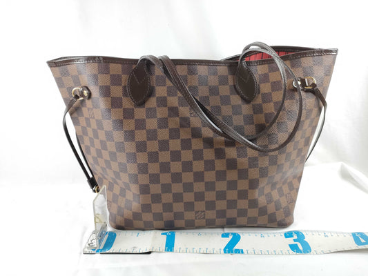 LOUIS VUITTON Damier Louis Vuitton Never Full Damier Tote Bag