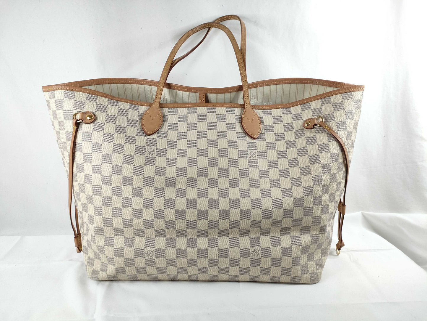 LOUIS VUITTON Damier Azure Louis Vuitton Neverful Azure Shoulder Bag