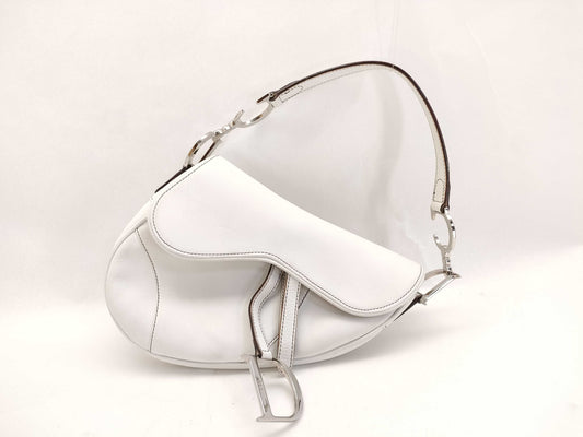 Dior Saddlebag White Shoulder Bag