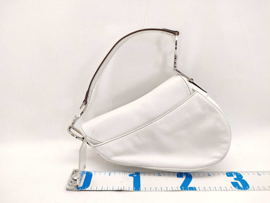 Dior Saddlebag White Shoulder Bag