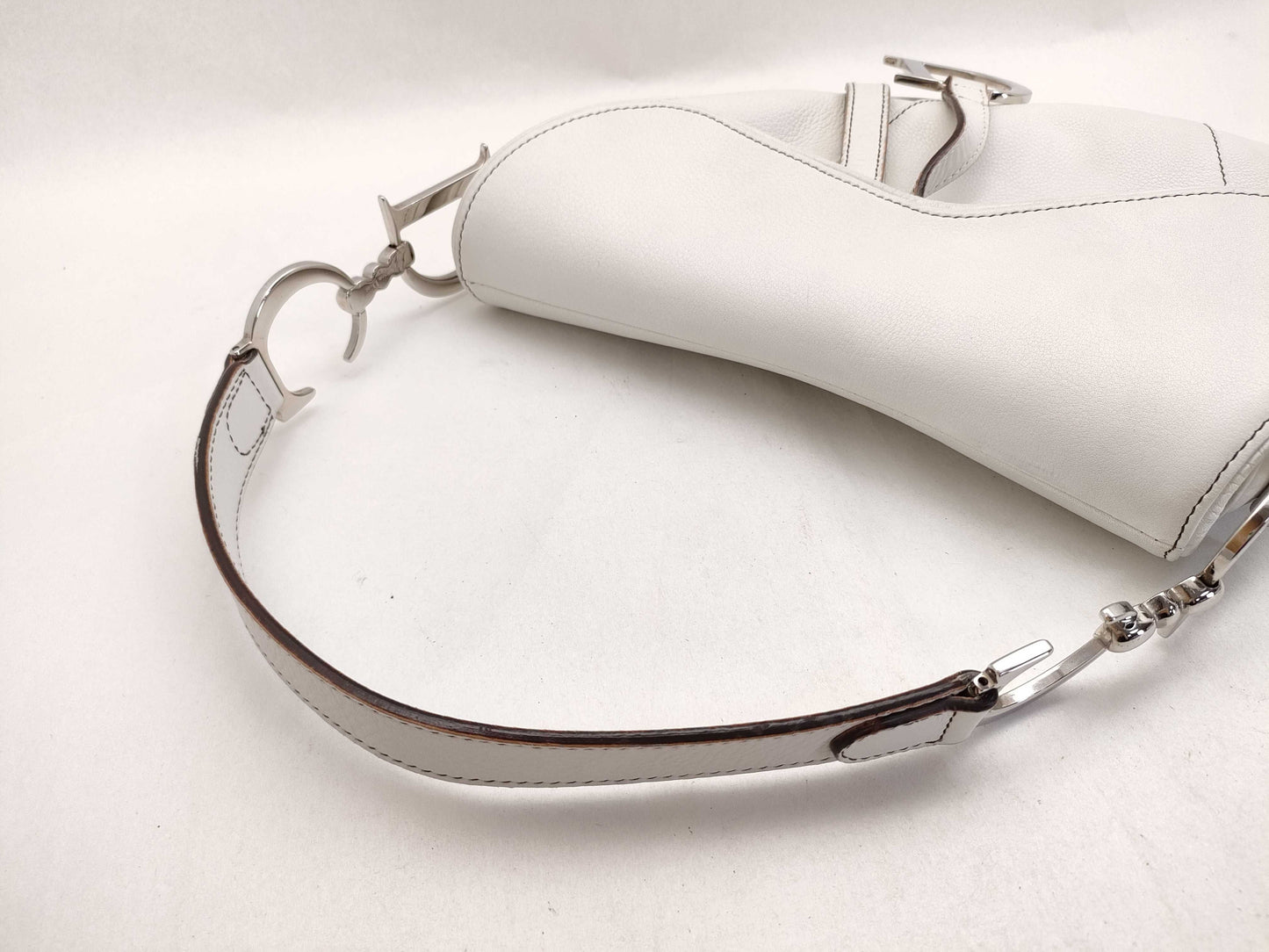 Dior Saddlebag White Shoulder Bag