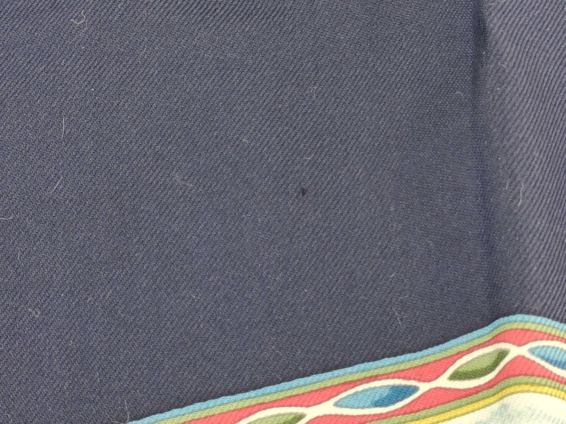 HERMES Kare Hermes Carre 90 Poole Jockey Silk Scarf Blue Scarf