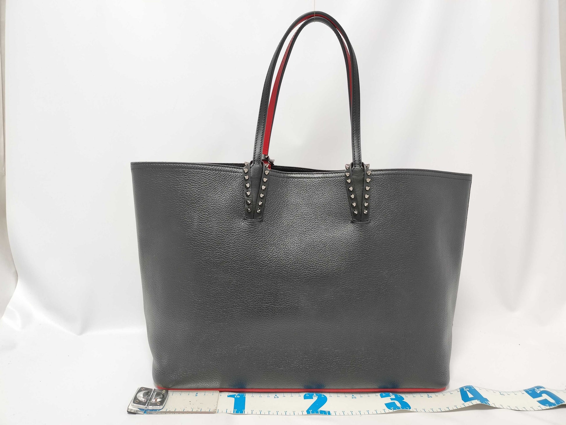 Christian Louboutin Christian Louboutin Leather Tote Bag Black Tote Bag