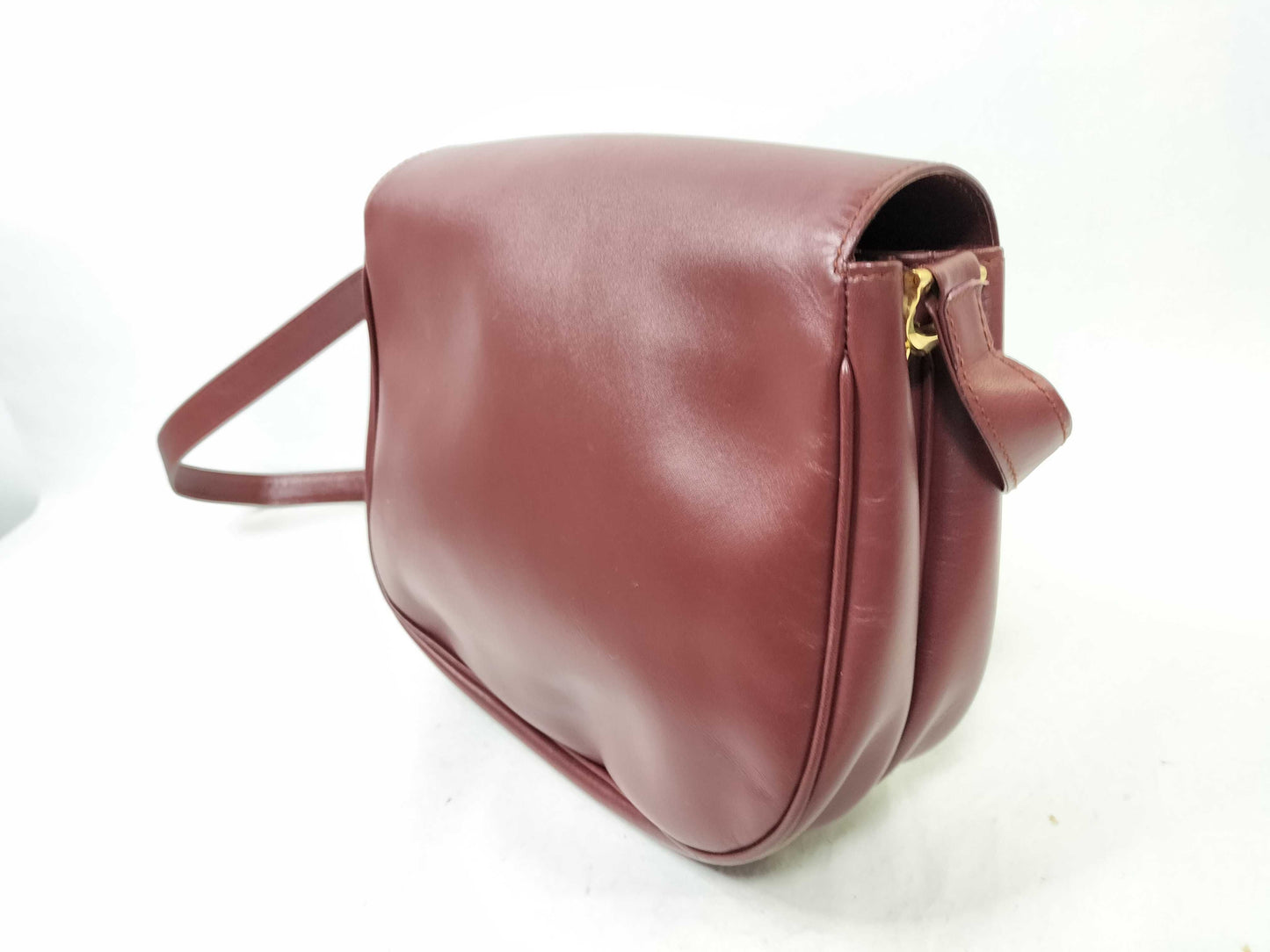 Cartier Must Cartier Leather Shoulder Bag Bordeaux Shoulder Bag