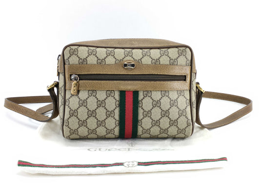 GUCCI GG Supreme Gucci GG Supreme Shoulder Bag Mocha Shoulder Bag