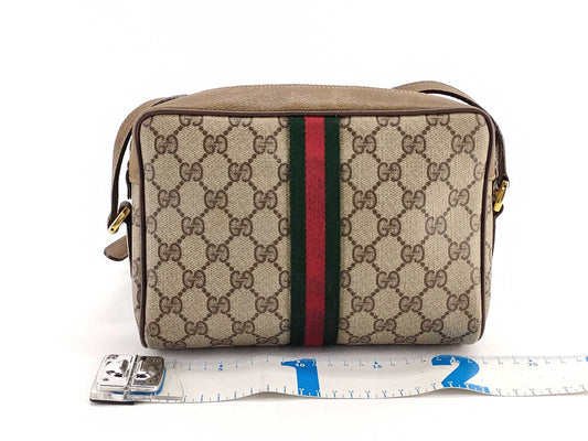 GUCCI GG Supreme Gucci GG Supreme Shoulder Bag Mocha Shoulder Bag