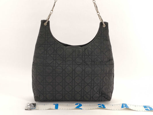 Dior Christian Dior Nylon One Shoulder Bag Black Shoulder Bag