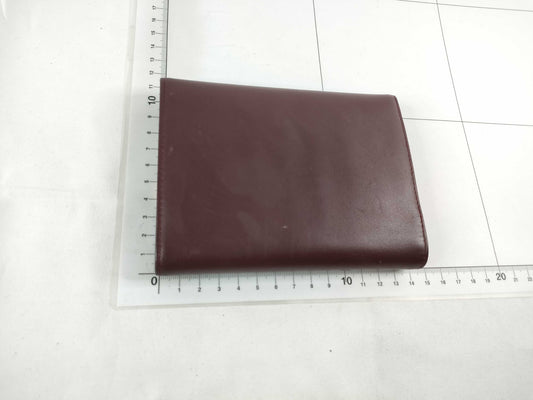 Cartier Mast Cartier Mastline Leather Tri-Fold Wallet Bordeaux Wallet
