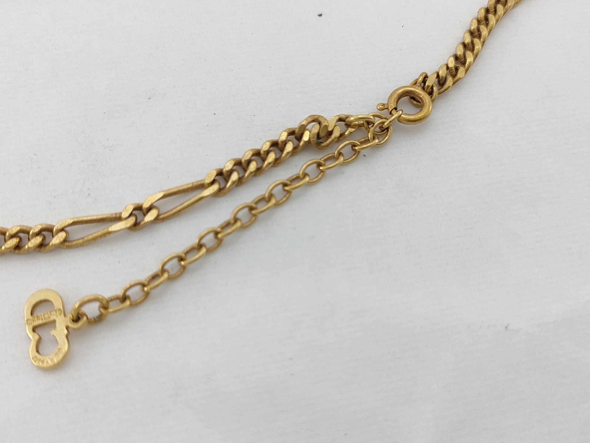 Dior Christian Dior Necklace GP Gold Necklace