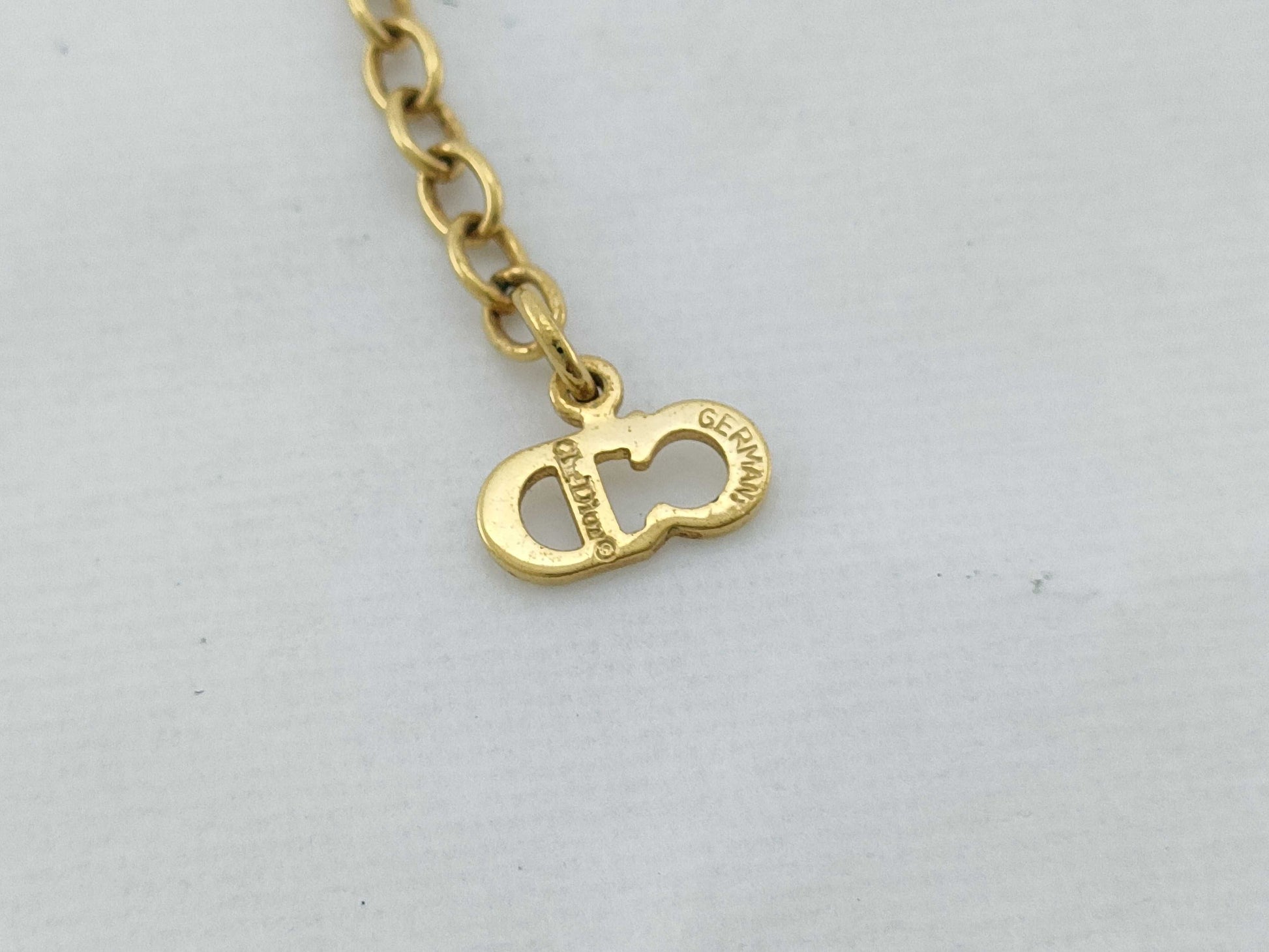 Dior Christian Dior Necklace GP Gold Necklace
