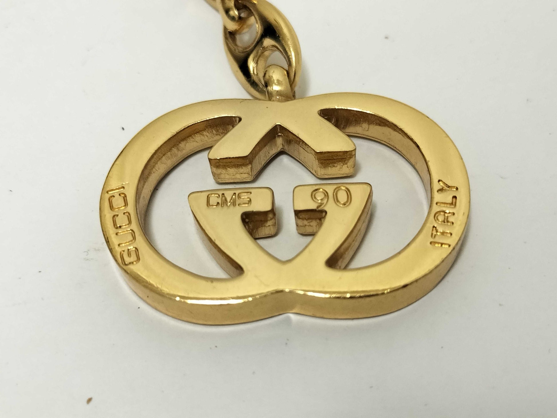 GUCCI GP Chain Belt Gold Belt