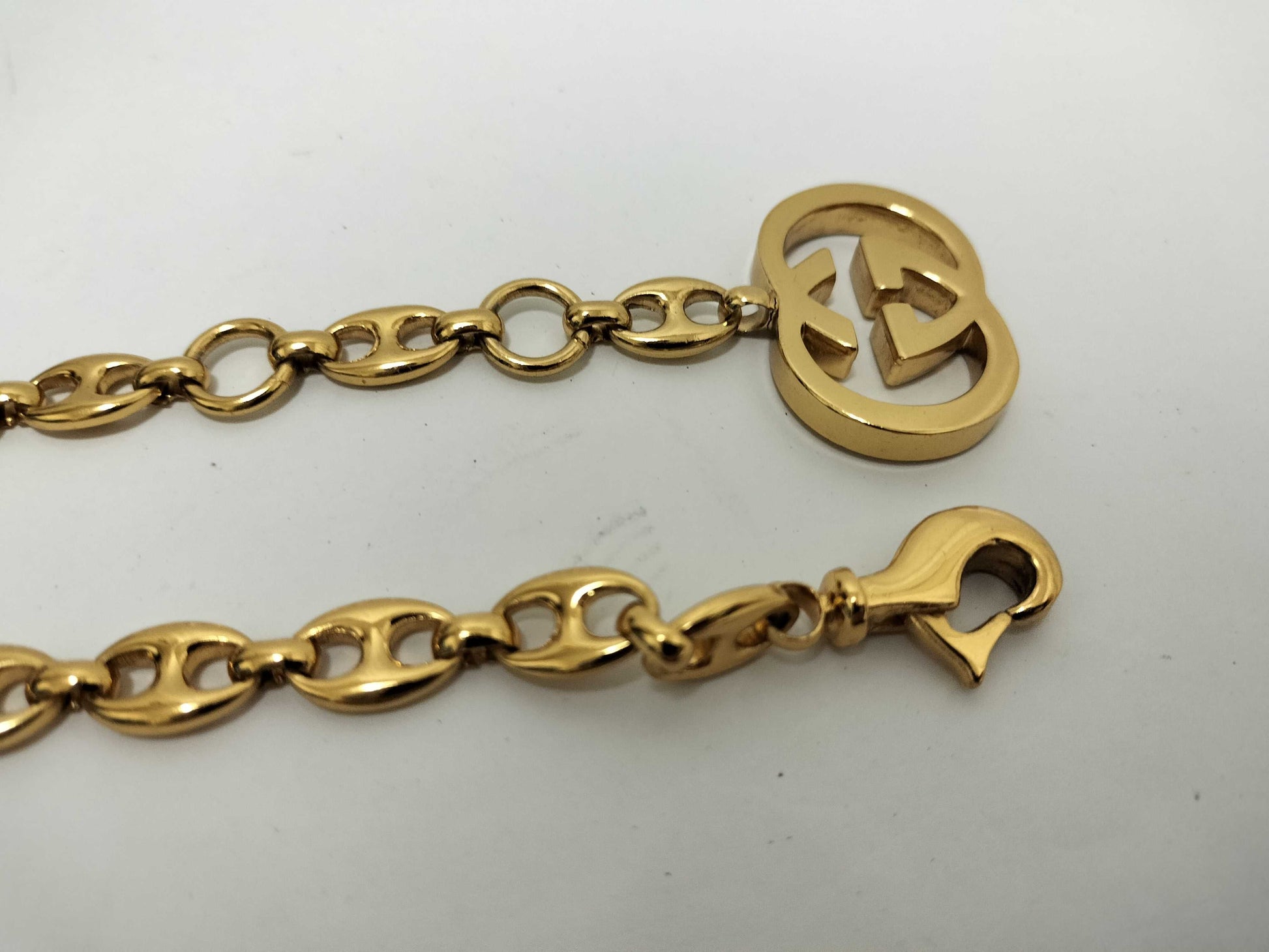 GUCCI GP Chain Belt Gold Belt