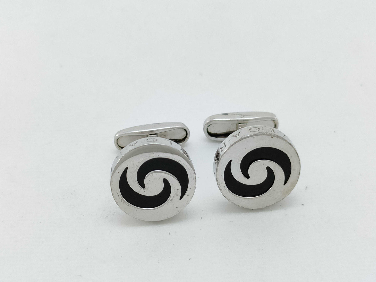 BVLGARI Bulgari Optical Cufflinks SV925 Tie Pin Cufflinks