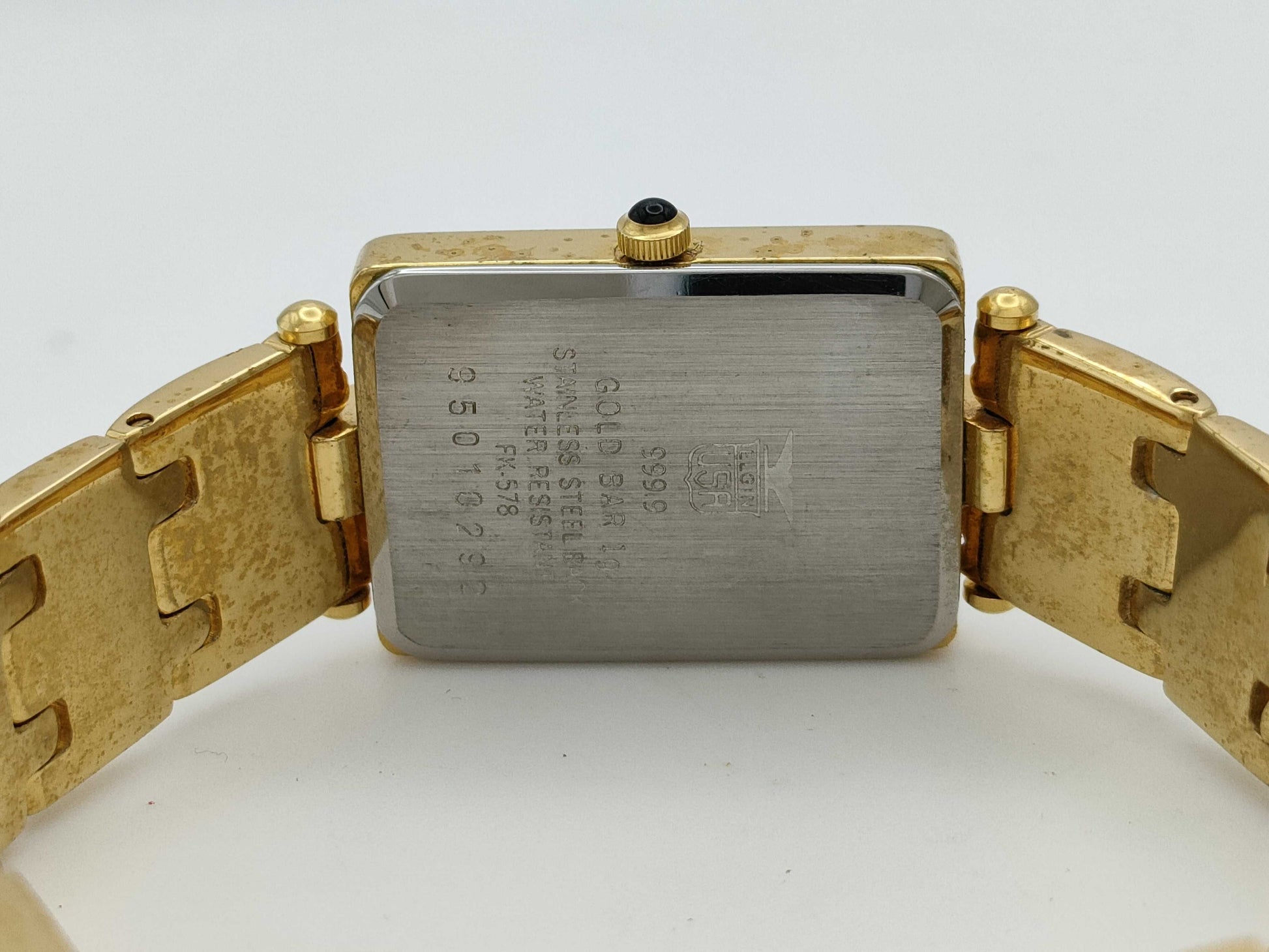 Elgin FK-578 95010292 Quartz Gold Dial Immovable/No Operation Guarantee Women's Watch