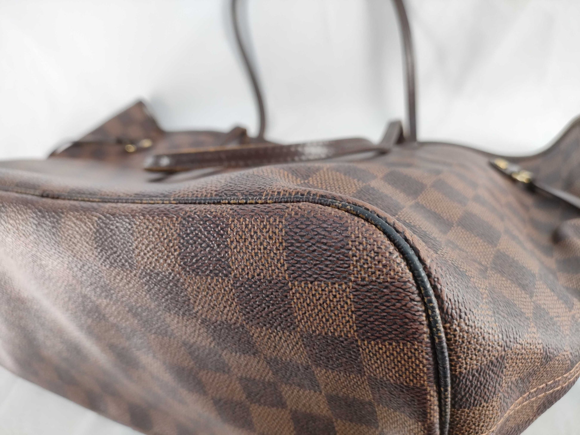 LOUIS VUITTON Damier LV Damier Neverful MM N51105 AR1160 Tote Bag
