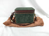 LOEWE Suede x Leather Shoulder Bag Green x Brown Shoulder Bag